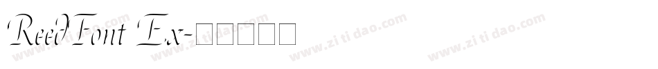 ReedFont Ex字体转换